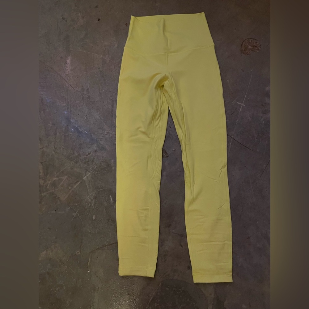 Size 4 neon yellow Lululemon align legging